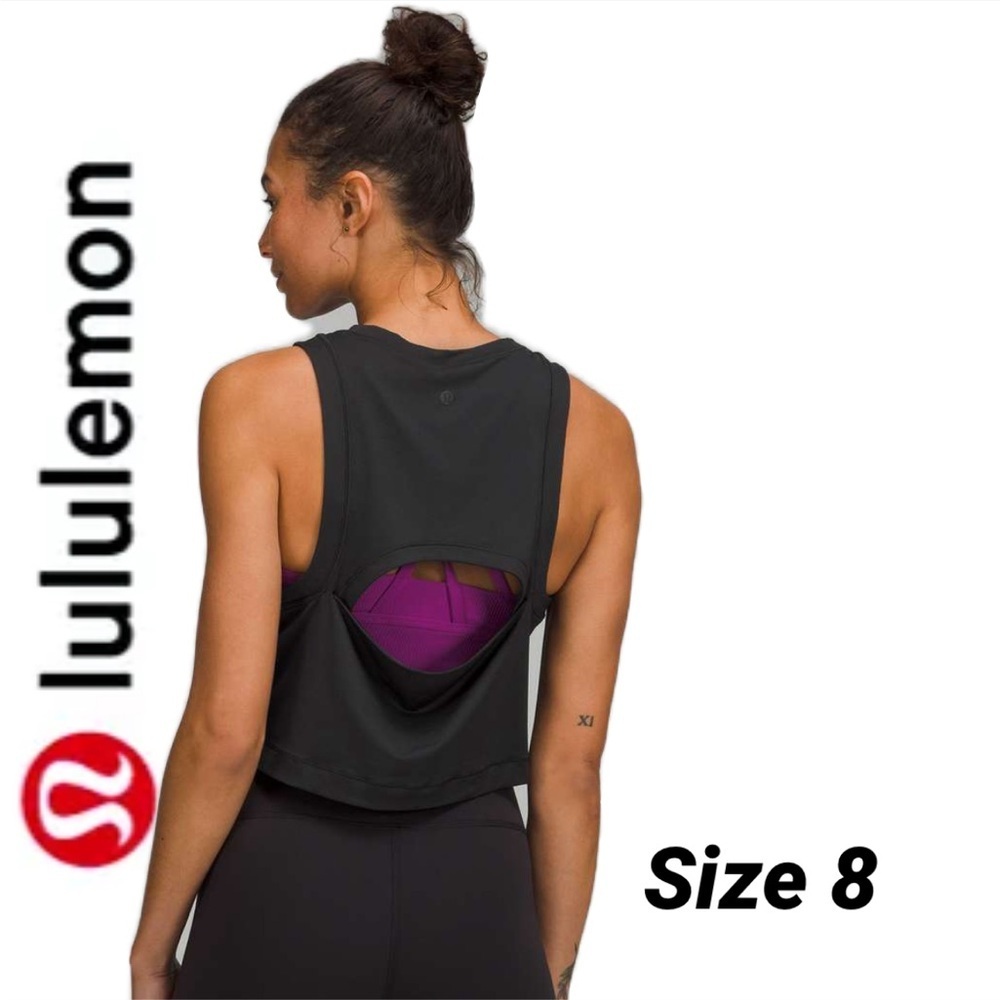 Lululemon Open-Back Cropped Training Tank Top - Sz 8​​